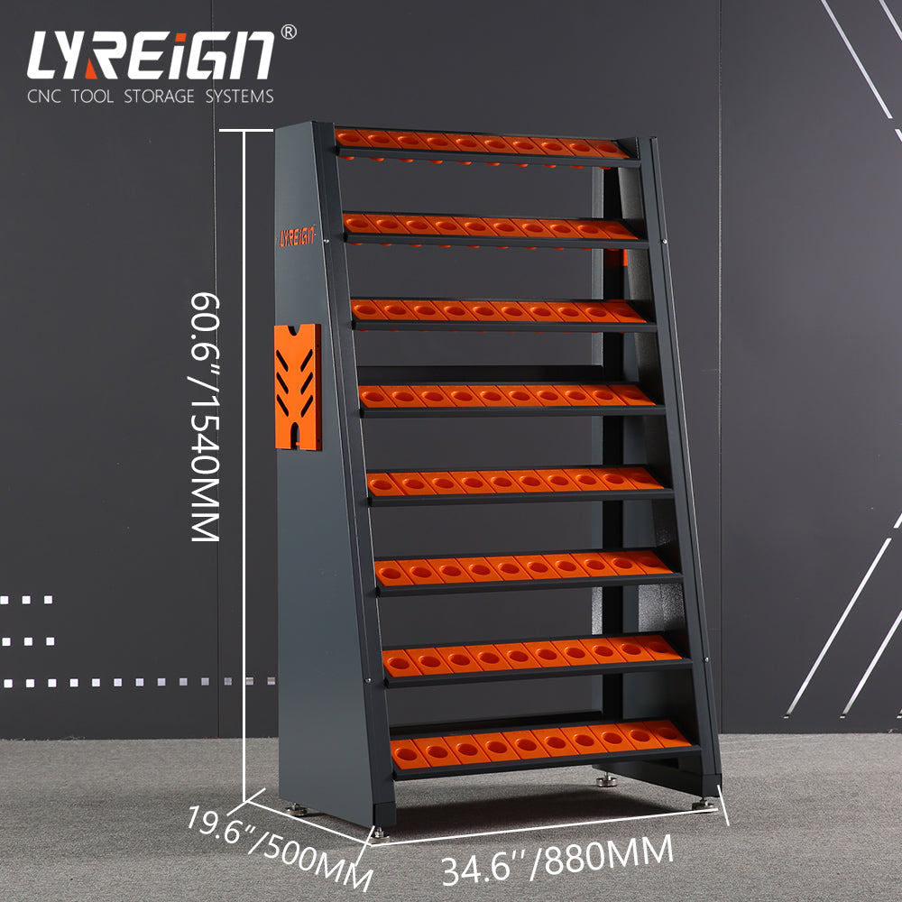 CNC Tool Rack's tilted design makes access easier – LYREIGN CNC Tool Cart