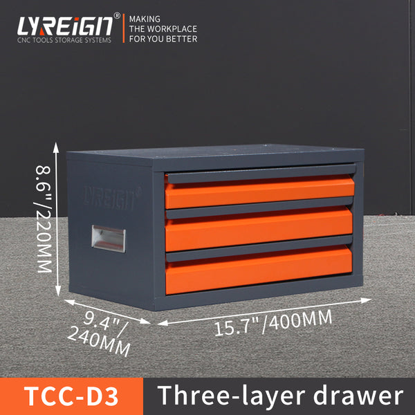 Parts storage box drill storage box suitable for desktop use 3 drawers, 4 drawers, 5 drawers