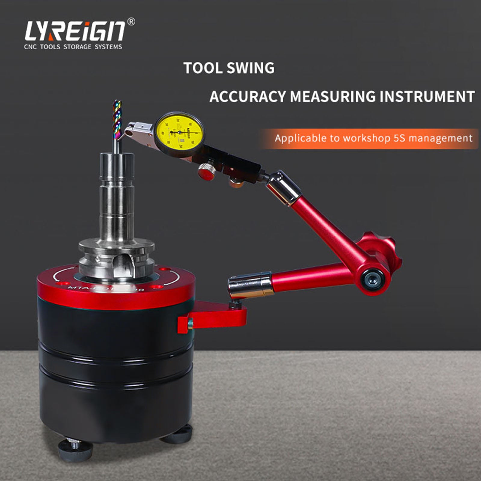 Machine Tools Running CNC tool holder runout detector – LYREIGN CNC Tool Cart
