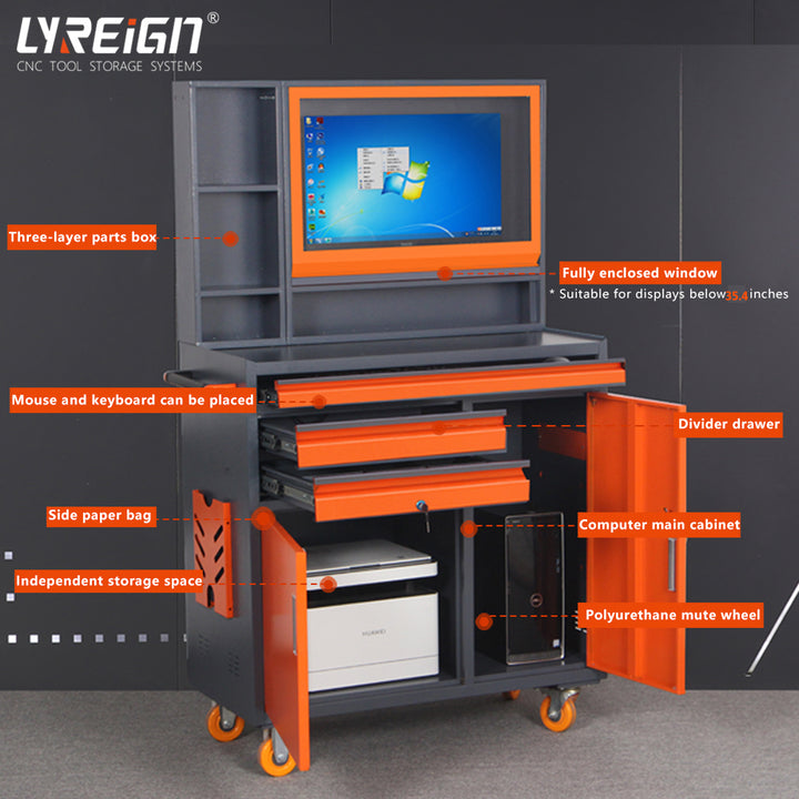 Cabinit Computer Industrial computer cabinet with protective shell Mobile PC cabinet ...