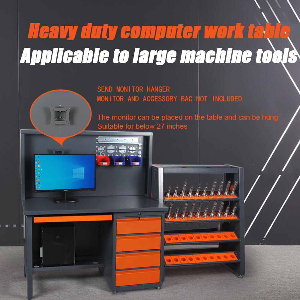 Workshop tables and CNC toolholder storage racks – LYREIGN CNC Tool Cart