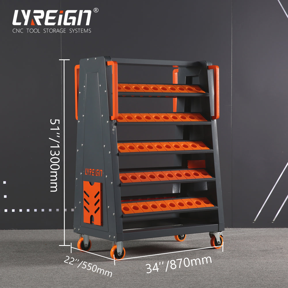 CNC Tool Cart Double-sided storage movable tool cart – LYREIGN CNC