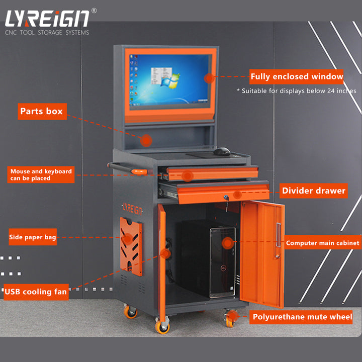Cabinit Computer Metal Computer Cabinet Industrial PC Cabinet Mobile Computer Cabinet ...